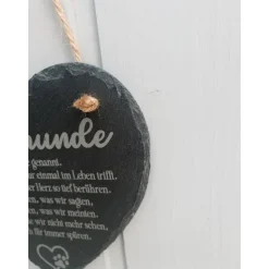 Online Gedenkherz aus Schiefer „Seelenhund“ – Erinnerung an den treuen Hund & Geschenk für Tierfreunde " Gedenksteine