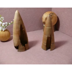 Hot gedrechselter Holzbaum Holzbäumchen Baum Deko Weihnachtsdeko. Sterbender Baum aus Kirschbaum Weihnachtsdeko