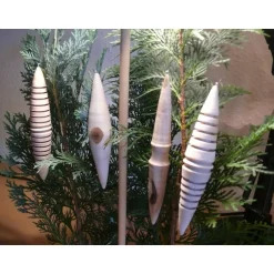 Baumschmuck|Holz_Emil Schönes aus Holz gedrechselter Holzbaumschmuck Weihnachtsdeko Weihnachtsbaumschmuck