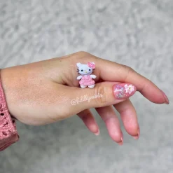 Geschenke|FiddlyMinis Gehäkelte Mini Kawaii Kitty (microcrochet)