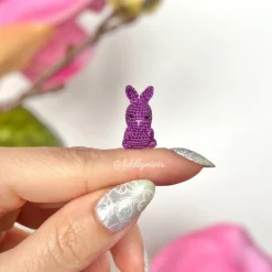 Sale Gehäkelter bunter Mini Osterhase (microcrochet) Osterhasen