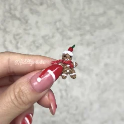 Discount Gehäkelter Mini Lebkuchenmann (microcrochet) Weihnachtsdeko
