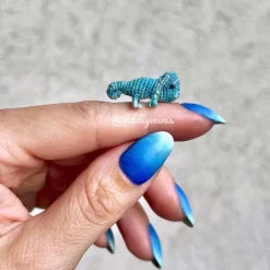 Discount Gehäkeltes Mini Chamäleon (microcrochet) Geschenke