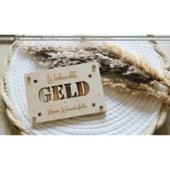 Geldgeschenk aus Holz, Wunscherfüller, Geschenkverpackung, Weihnachten, personalisierbar Geldgeschenke