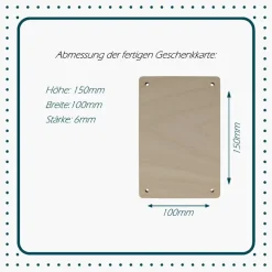 Geldgeschenk aus Holz, Wunscherfüller, Geschenkverpackung, Weihnachten, personalisierbar Geldgeschenke