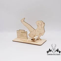 Clearance Geldgeschenk Breakdance - aus Holz personalisiert Geldgeschenke