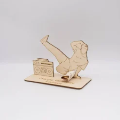Clearance Geldgeschenk Breakdance - aus Holz personalisiert Geldgeschenke