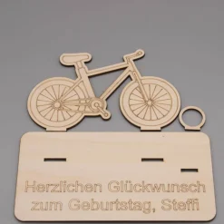 Best Geldgeschenk Fahrrad - aus Holz personalisiert Geldgeschenke