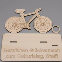 Best Geldgeschenk Fahrrad - aus Holz personalisiert Geldgeschenke