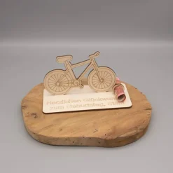 Best Geldgeschenk Fahrrad - aus Holz personalisiert Geldgeschenke