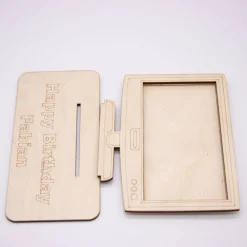 Outlet Geldgeschenk Fernseher - aus Holz personalisiert Geldgeschenke