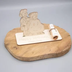 Clearance Geldgeschenk Friseur - aus Holz personalisiert Geldgeschenke