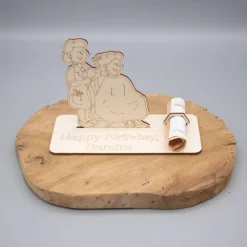 Clearance Geldgeschenk Friseur - aus Holz personalisiert Geldgeschenke