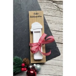 Best Geldgeschenk "Frohe Weihnachten" ~ Geschenkverpackung Schokoriegelhalter ~ Mitbringsel Nikolaus Geldgeschenke