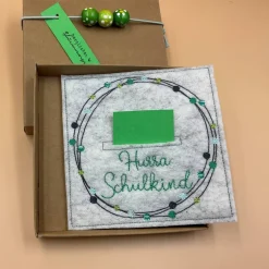 New Geldgeschenk, Geschenkbox, Gutscheinbox, .., zum Schulanfang.....Einschulungskarte... Kinder Glückwunschkarten