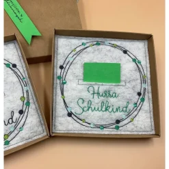New Geldgeschenk, Geschenkbox, Gutscheinbox, .., zum Schulanfang.....Einschulungskarte... Kinder Glückwunschkarten
