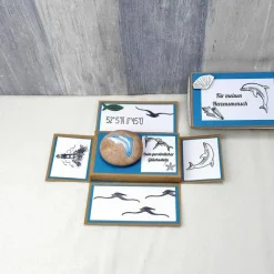 Best Geldgeschenk Glücksstein, Delfin, Geburtstagsgeschenk, Weihnachtsgeschenk, Glücksbringer, Gutschein, Geschenk für, 3 Geldgeschenke
