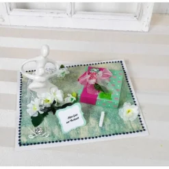 Best Geldgeschenk Hochzeit, Hochzeitsgeschenk, grün rosa, mit moderner Figur Geldgeschenke