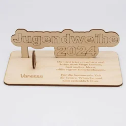 Discount Geldgeschenk Jugendweihe - aus Holz personalisiert Geldgeschenke