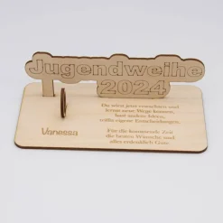 Discount Geldgeschenk Jugendweihe - aus Holz personalisiert Geldgeschenke
