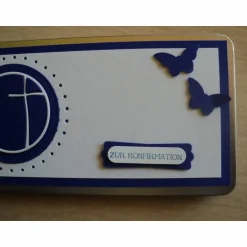 Best Geldgeschenk Konfirmation Junge Kreuz Schokoladengeschenk Geldgeschenkdose Verpackung Schokolade Blau Dose Schokolade Geldgeschenke