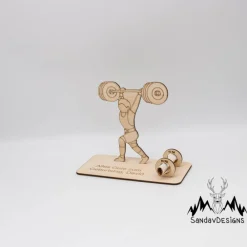 Sale Geldgeschenk Kraftsport - aus Holz personalisiert Geldgeschenke