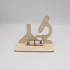 Clearance Geldgeschenk Labor - aus Holz personalisiert Geldgeschenke