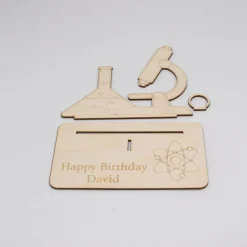 Clearance Geldgeschenk Labor - aus Holz personalisiert Geldgeschenke