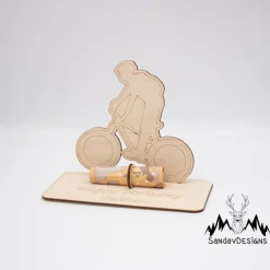 Clearance Geldgeschenk mit BMX Fahrrad - aus Holz personalisiert Geldgeschenke