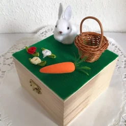 Clearance Geldgeschenk Ostern Kinder Mann Frau verpacken Holzbox Osterhase Mädchen Junge Geld verschenken Gutschein Geschenkverpackungen