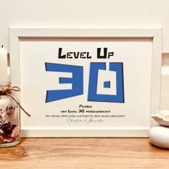 Best Geldgeschenk personalisiert zum 30. Geburtstag Mann – Retro Gaming Geschenk mit Namen Geldgeschenke
