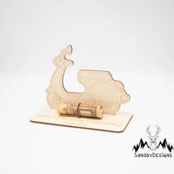 Best Geldgeschenk Roller - aus Holz personalisiert Geldgeschenke