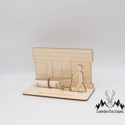 Best Geldgeschenk Supermarkt - aus Holz personalisiert Geldgeschenke