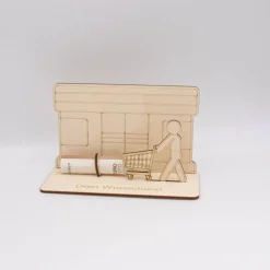 Best Geldgeschenk Supermarkt - aus Holz personalisiert Geldgeschenke
