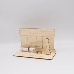 Best Geldgeschenk Supermarkt - aus Holz personalisiert Geldgeschenke