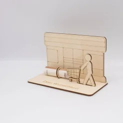 Best Geldgeschenk Supermarkt - aus Holz personalisiert Geldgeschenke