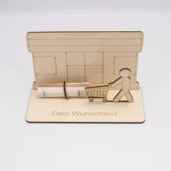 Best Geldgeschenk Supermarkt - aus Holz personalisiert Geldgeschenke