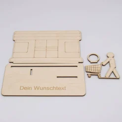 Best Geldgeschenk Supermarkt - aus Holz personalisiert Geldgeschenke