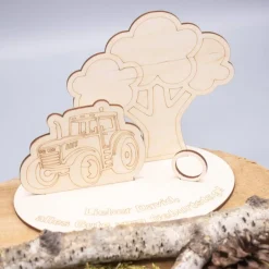 Best Geldgeschenk Traktor - aus Holz personalisiert Geldgeschenke