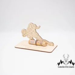 Outlet Geldgeschenk Volleyball - aus Holz personalisiert Geldgeschenke