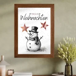 Best Geldgeschenk Weihnachten Schneemann schwarz weiß |  Geschenkidee Weihnachtsgeld | Wunscherfüller Geld Stern Geldgeschenke