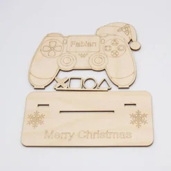 Discount Geldgeschenk Weihnachtscontroller - aus Holz personalisiert Geldgeschenke