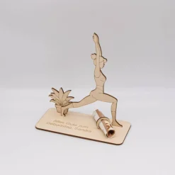 Online Geldgeschenk Yoga - aus Holz personalisiert Geldgeschenke