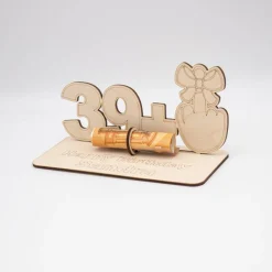 Online Geldgeschenk zum 40 Geburtstag - aus Holz personalisiert Geldgeschenke