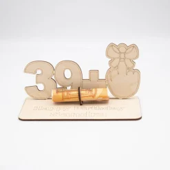 Online Geldgeschenk zum 40 Geburtstag - aus Holz personalisiert Geldgeschenke