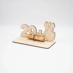 Online Geldgeschenk zum 30 Geburtstag - aus Holz personalisiert Geldgeschenke