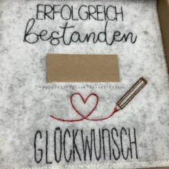 Outlet Geldgeschenk, zur bestandenen Prüfung   Schriftfarbe Anthrazit Kinder Danksagungskarten