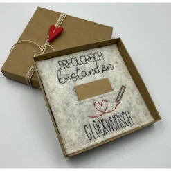 Outlet Geldgeschenk, zur bestandenen Prüfung   Schriftfarbe Anthrazit Kinder Danksagungskarten