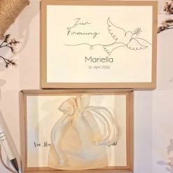 Best Geldgeschenk zur Firmung | Personalisierte Geschenkbox mit Name und Datum | Firmungsgeschenk Geschenke