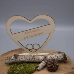 Best Geldgeschenk zur Hochzeit - aus Holz personalisiert Geldgeschenke